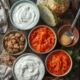Fermented foods such as yogurt, kefir, and kimchi